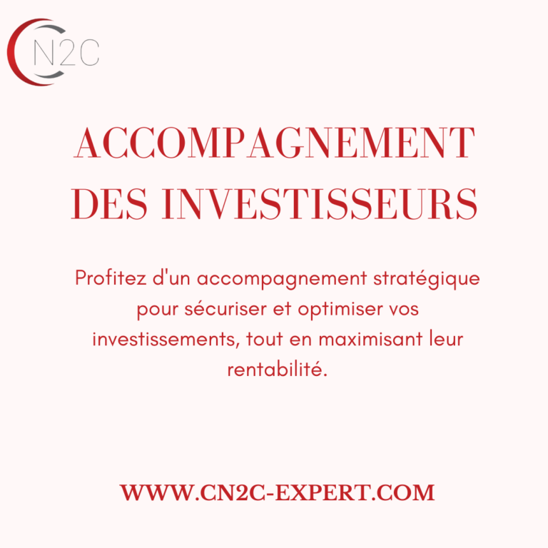 accompagnement des investisseurs